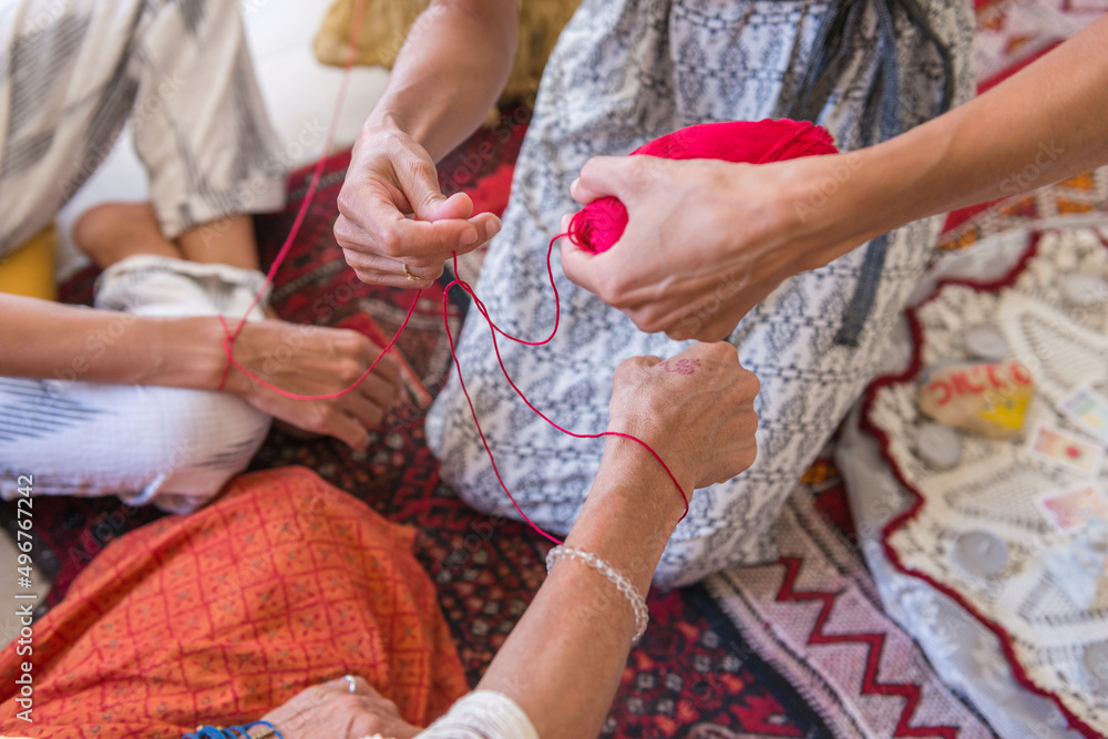Obraz premium A spiritual women's ceremony