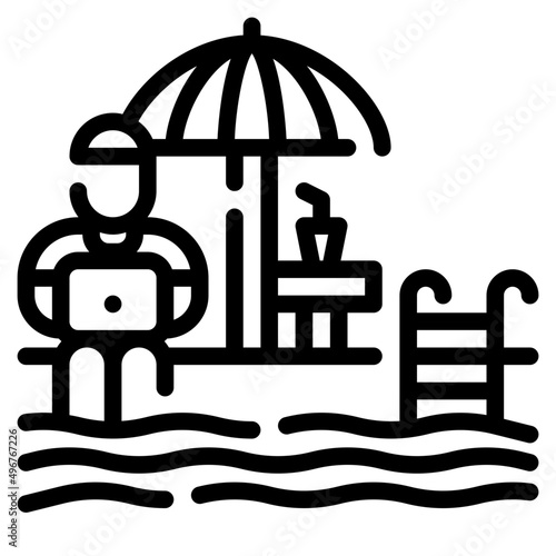 freedom outline icon