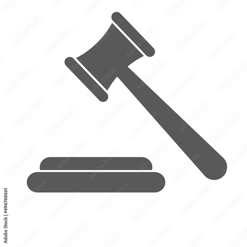 vector illustration of a judge's hammer flat design of a judge's hammer. vector illustration of a judge's hammer flat design of a judge's hammer.