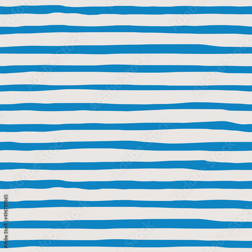 Striped Line Nursery Seamless Pattern