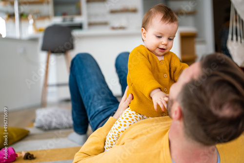 Photos Daddy and his little girl spending time at home