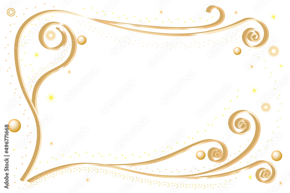 beautiful golden abstract background on a white background beautiful golden abstract background on a white background