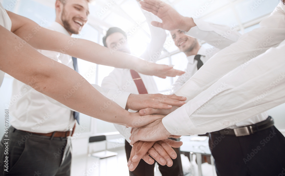 Fototapeta premium stylized photo.unified business team