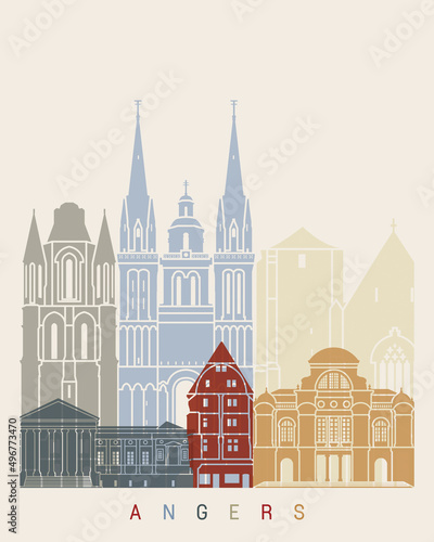 Angers skyline poster