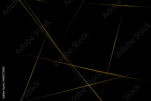 Abstract black with gold lines, triangles background modern design. Vector illustration EPS 10.