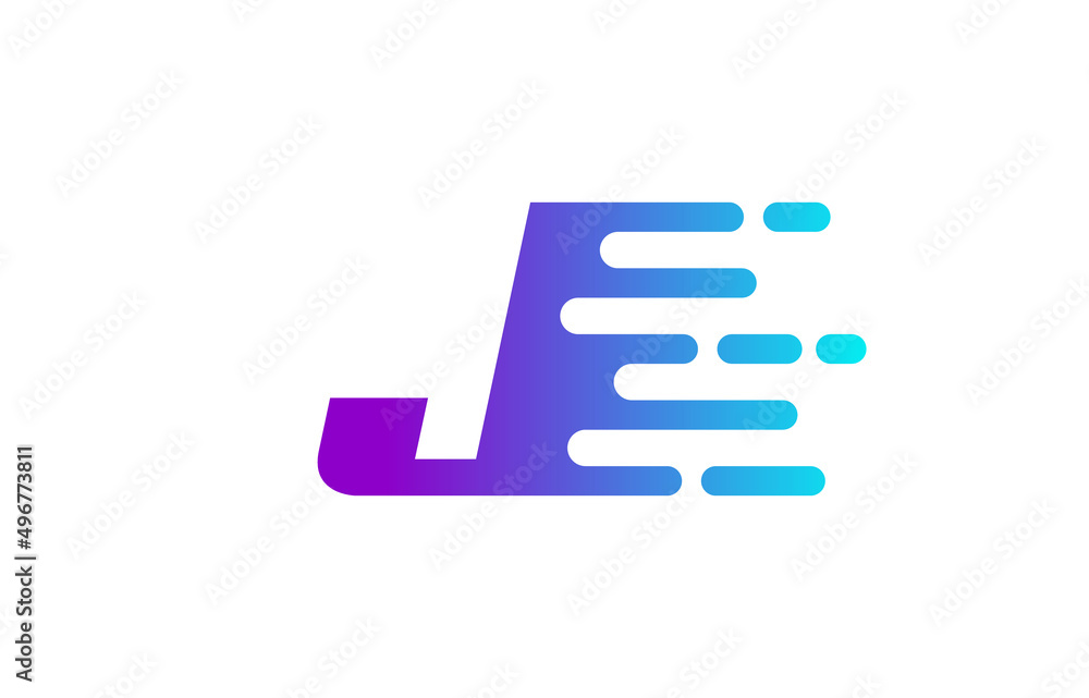 Tech Letter J Speed Line Logo Concept. Fast Motion Icon Vector Illustration Tech Letter J Speed Line Logo Concept. Fast Motion Icon Vector Illustration