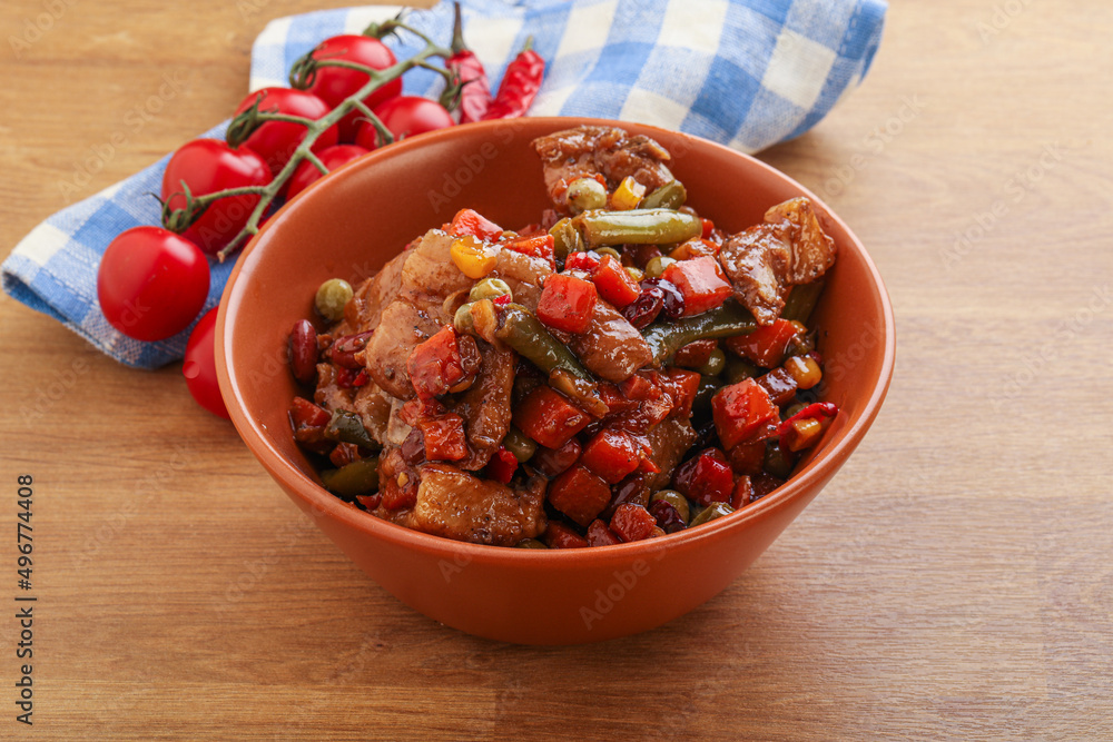 Roasted pork with oyster sauce Roasted pork with oyster sauce