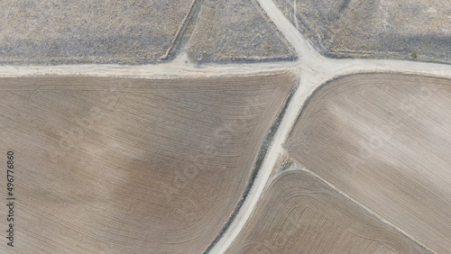 Obraz na płótnie Aerial view w salonie