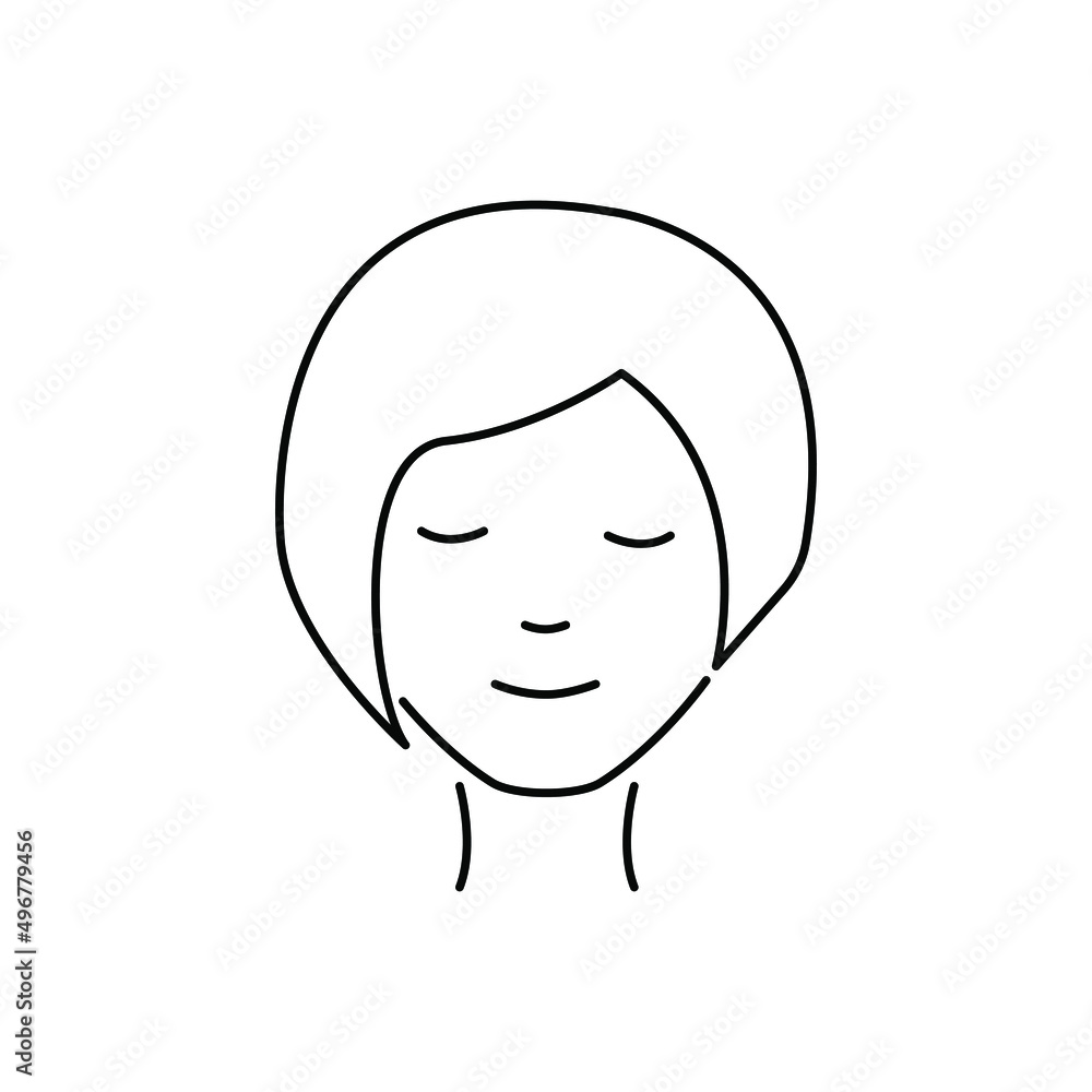 Set of beauty icons. Adjustable contours. For bloggers, cosmetic advertising design and hairdressers, stylists, healers, beauty salons or beauticians Set of beauty icons. Adjustable contours. For bloggers, cosmetic advertising design and hairdressers, stylists, healers, beauty salons or beauticians
