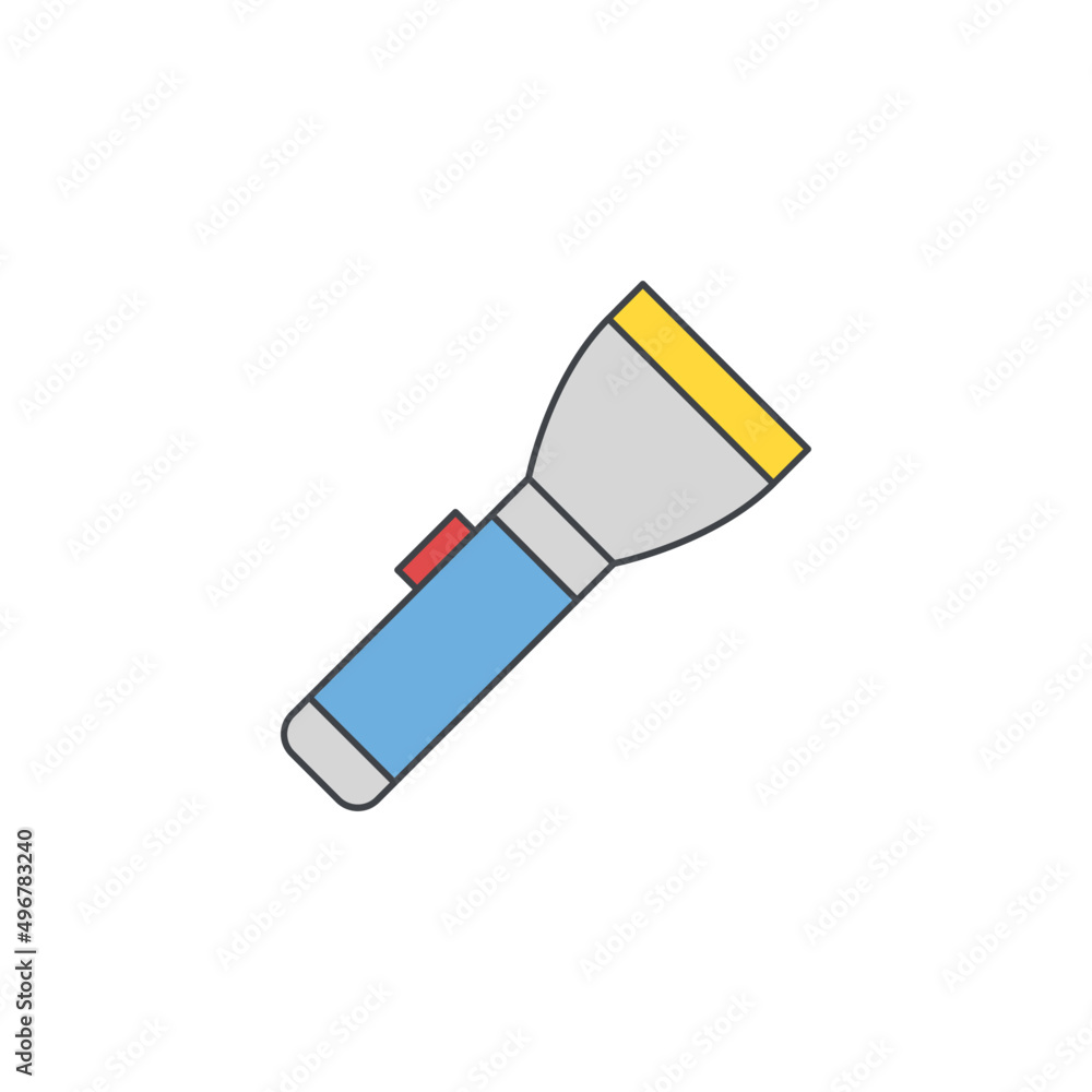 Camping beam icon in color icon, isolated on white background Camping beam icon in color icon, isolated on white background