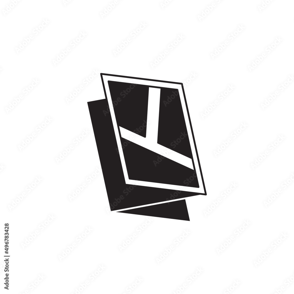 folding map icon in black flat glyph, filled style isolated on white background folding map icon in black flat glyph, filled style isolated on white background