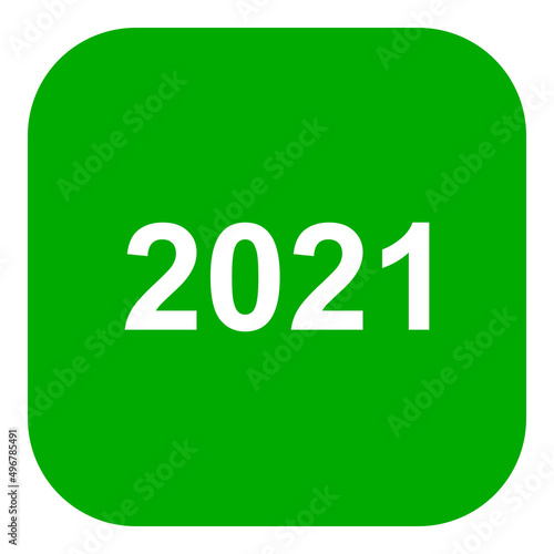 Jahr 2021 und App Icon
