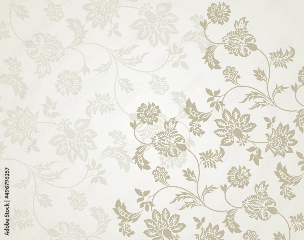 custom made wallpaper toronto digitalColorful paisley floral pattern , textile swatch , India