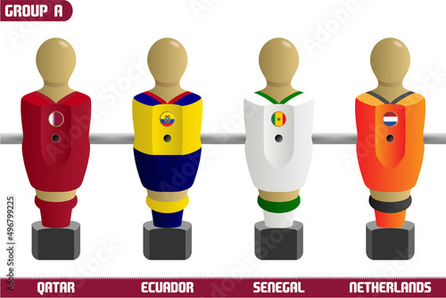 Foosball Player of Soccer National Teams Group A