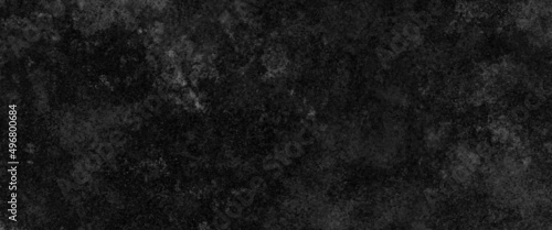 Black and dark gray watercolor texture, background, black watercolor background with marbled dark gray cracks and abstract painted vintage illustration.