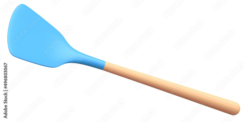 Silicon solid turner or kitchen utensils on white background. Silicon solid turner or kitchen utensils on white background.