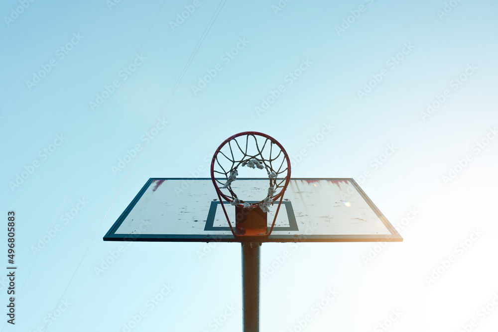 old street basket hoop, sports equipment old street basket hoop, sports equipment