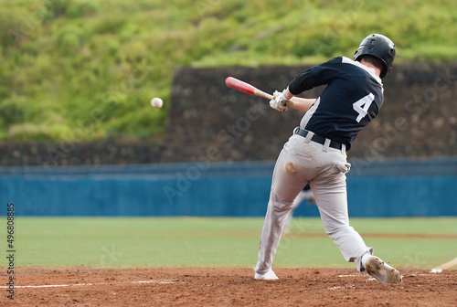 Photography Baseball players in action on the stadium, baseball batter waiting to strike the