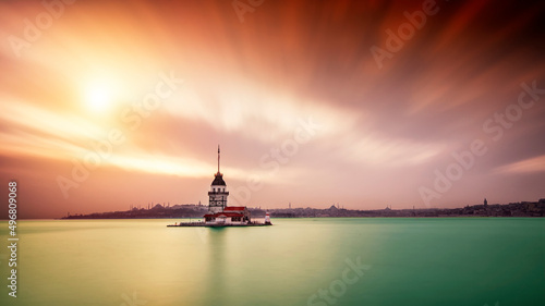 Maiden's Tower is one of the most beautiful sights of istanbul © Samet