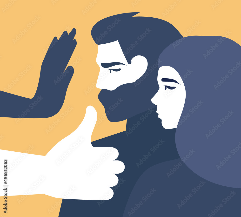 Gender inequality concept. Bias and sexism in workplace or social Gender inequality concept. Bias and sexism in workplace or social