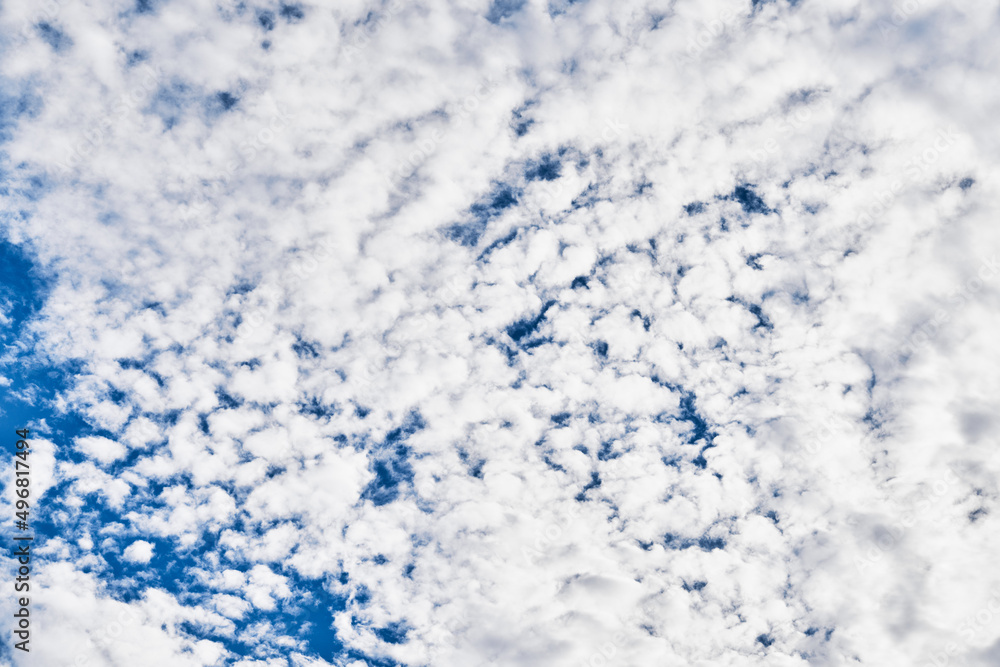 Beautiful blue sky image with clouds