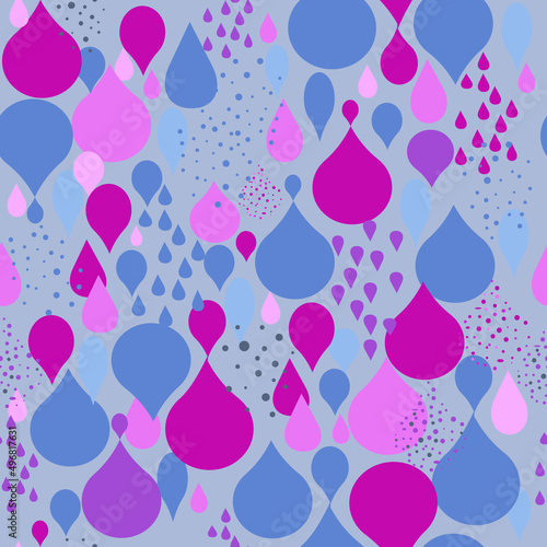 seamless pattern with drops