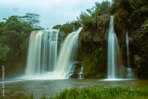 waterfall in the city of Carrancas  State of Minas Gerais  Brazil
