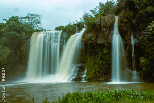 waterfall in the city of Carrancas, State of Minas Gerais, Brazil