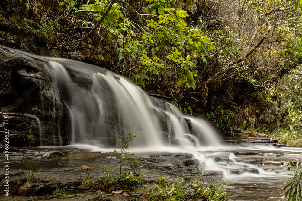 Fototapeta premium waterfall in the city of Carrancas, State of Minas Gerais, Brazil
