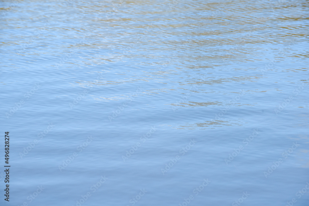 Water background filling frame with calm ripples and reflections in water Water background filling frame with calm ripples and reflections in water
