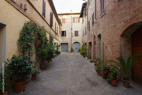 Fototapeta Naklejka Na Ścianę i Meble -  Buonconvento, medieval city in Siena province