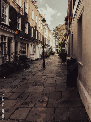 Calle de Londres, imagen retro, vintage