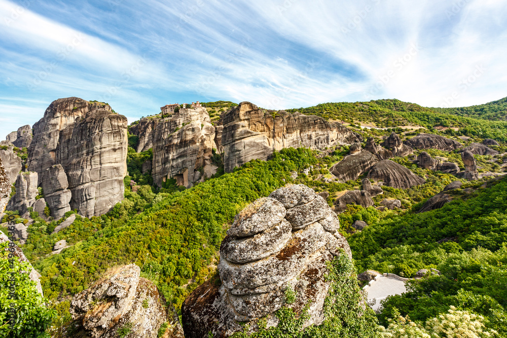 Holy Monastery of Varlaam in Meteora, Greece, Europe