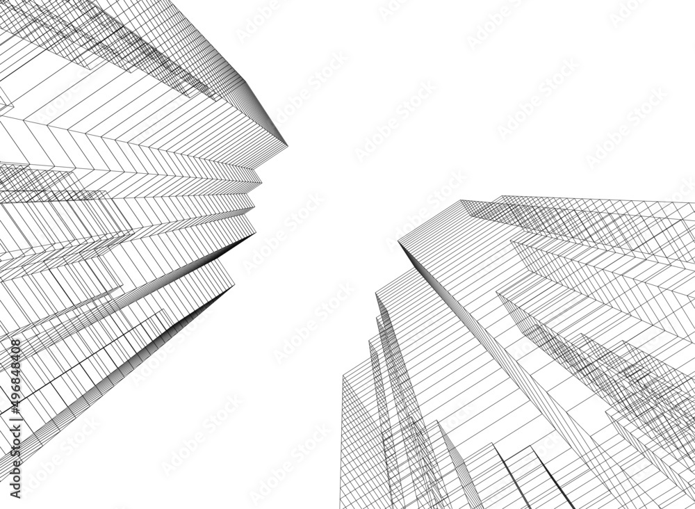 skyscrapers in the city skyscrapers in the city