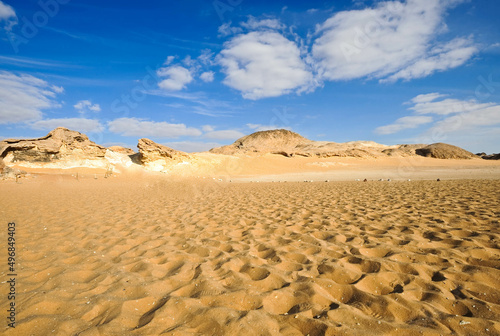 A view of the desert against the sky