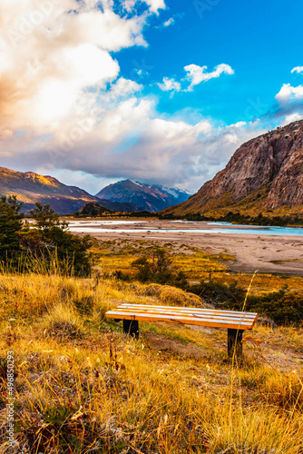 Landscape in Patagonia Argentina photo