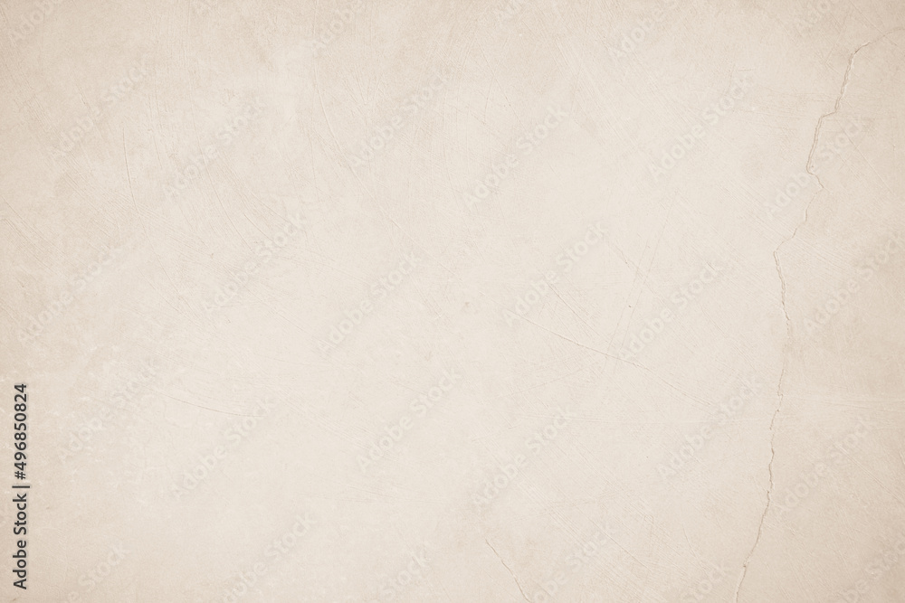 Obraz premium Cream concreted wall for interiors texture background. 