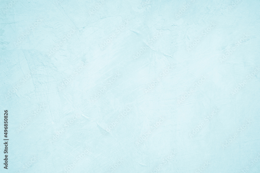 Pastel blue concrete texture wall for backdrop background in summer wallpaper.	