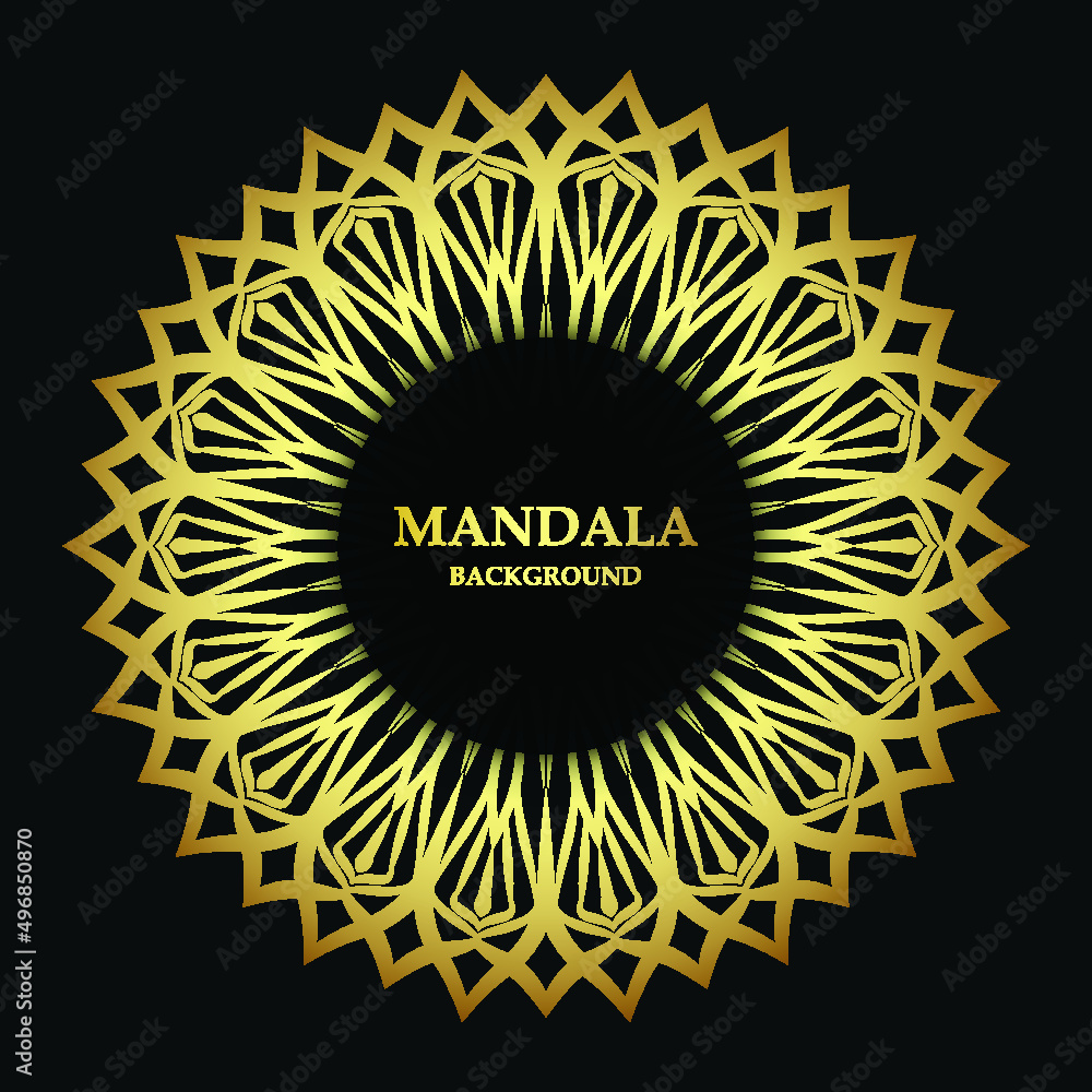Fototapeta premium Luxury Mandala Design