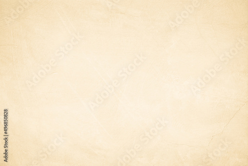 Cream concreted wall for interiors texture background. 