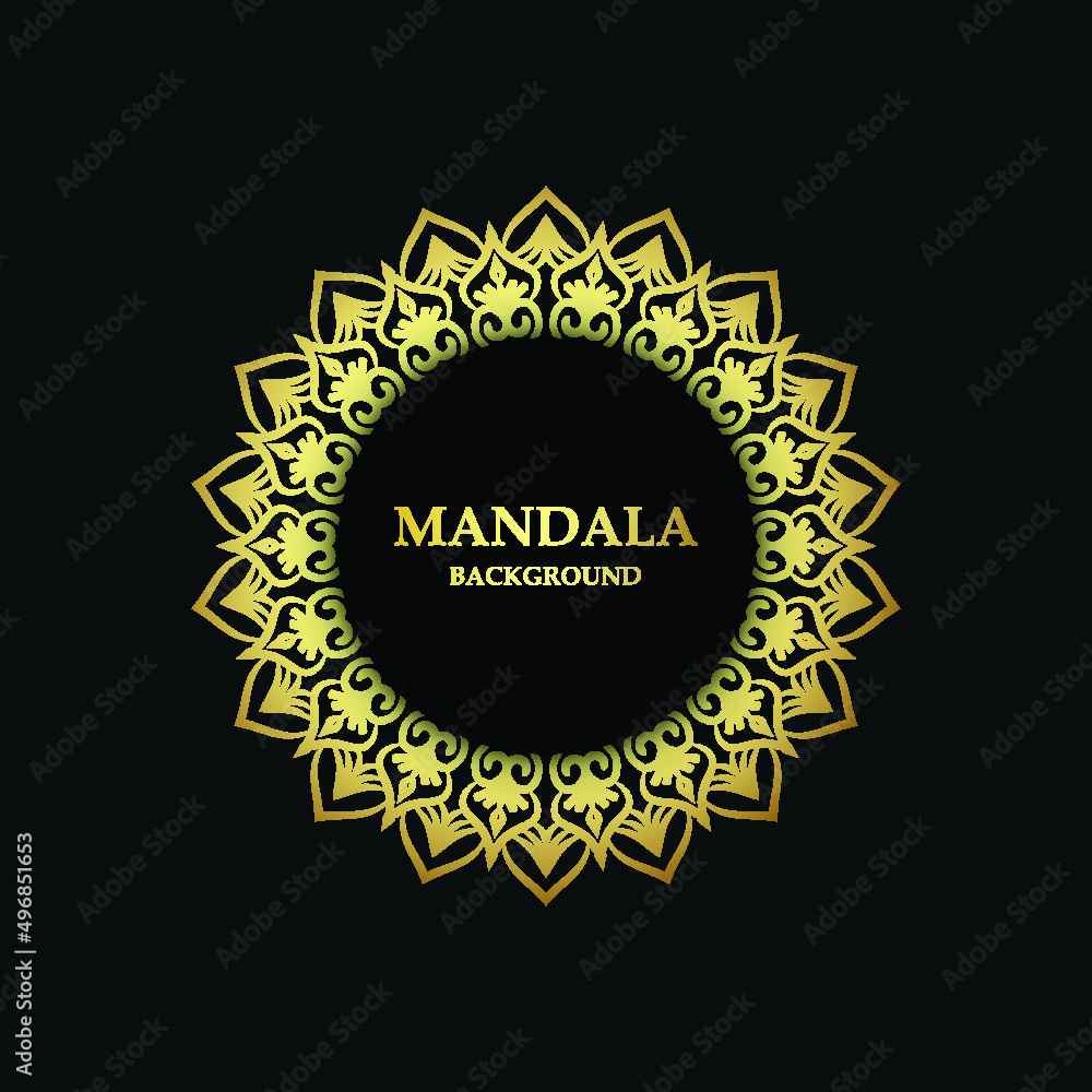 Naklejka premium Luxury Mandala Design