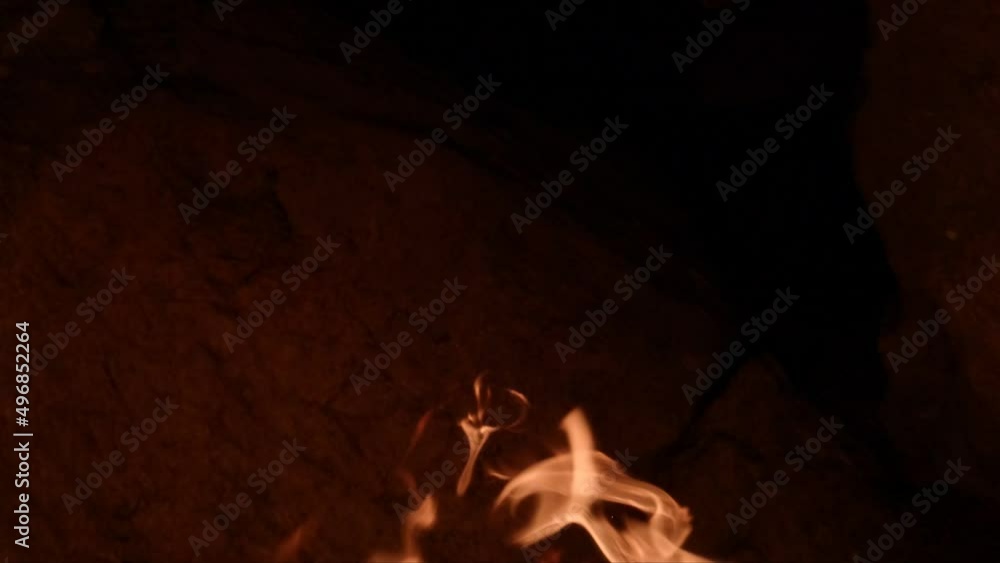super slow motion of a fire in the mountains super slow motion of a fire in the mountains