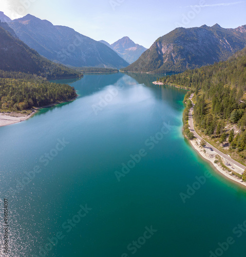 Plansee Austria, drone footage