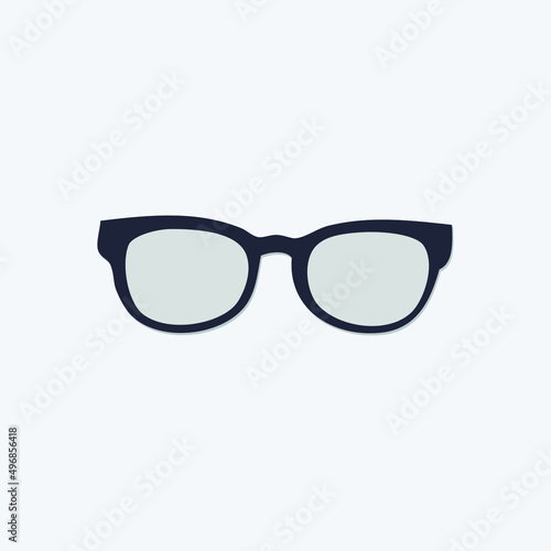 Glasses icon, symbol and vector, Can be used for web, print and mobile