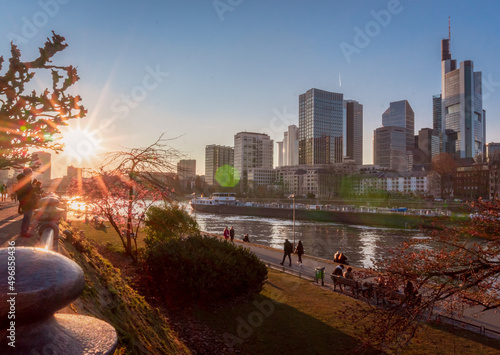 Skyline der Stadt Frankfurt am Main photo