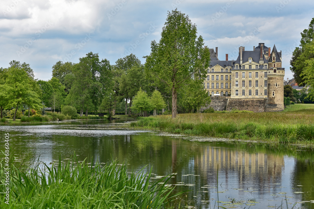 Frankreich - Brissac-Quincé - Schloss Brissac - Parkanlage Frankreich - Brissac-Quincé - Schloss Brissac - Parkanlage