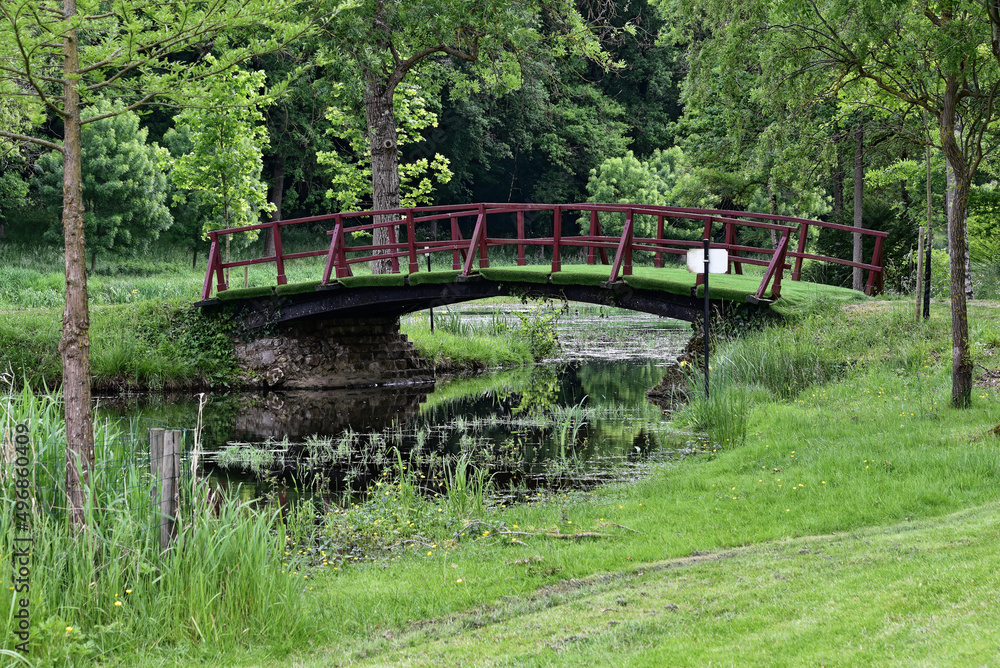 Frankreich - Brissac-Quincé - Schloss Brissac - Parkanlage Frankreich - Brissac-Quincé - Schloss Brissac - Parkanlage