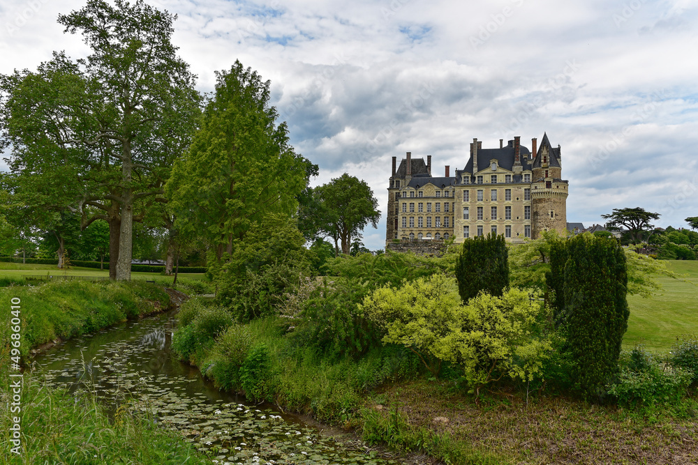 Frankreich - Brissac-Quincé - Schloss Brissac - Parkanlage