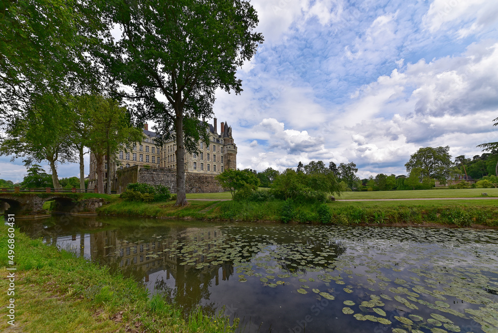 Frankreich - Brissac-Quincé - Schloss Brissac - Parkanlage Frankreich - Brissac-Quincé - Schloss Brissac - Parkanlage