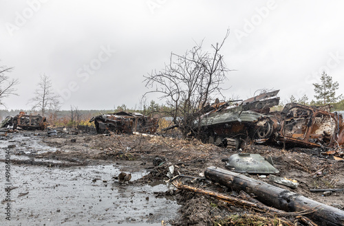Russia's invasion of Ukraine. Dmitrivka, Kiev region